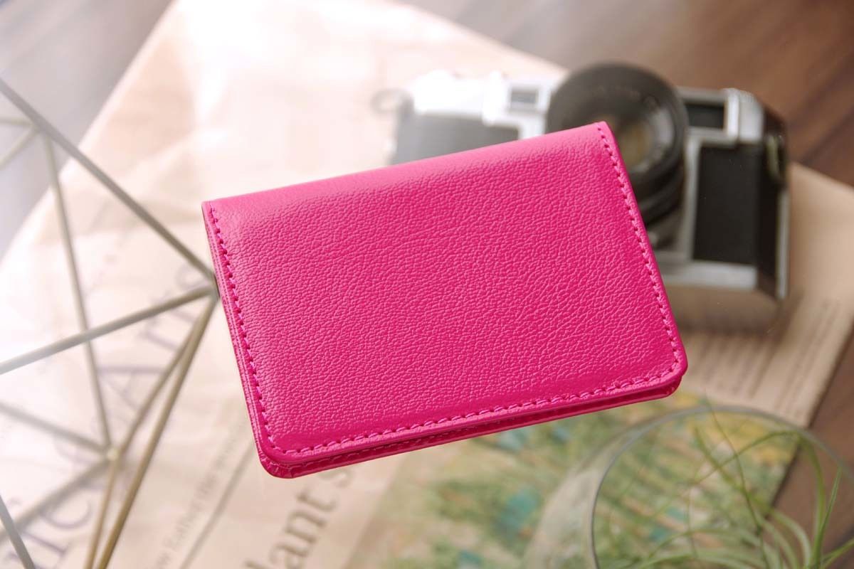 一点もの《CHLOE》二つ折りパスケース ブラック le078 | KIKUCHI LEATHER