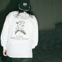 "CBMD x FEVER FRIENDSHIP" Long Sleeve T（White)