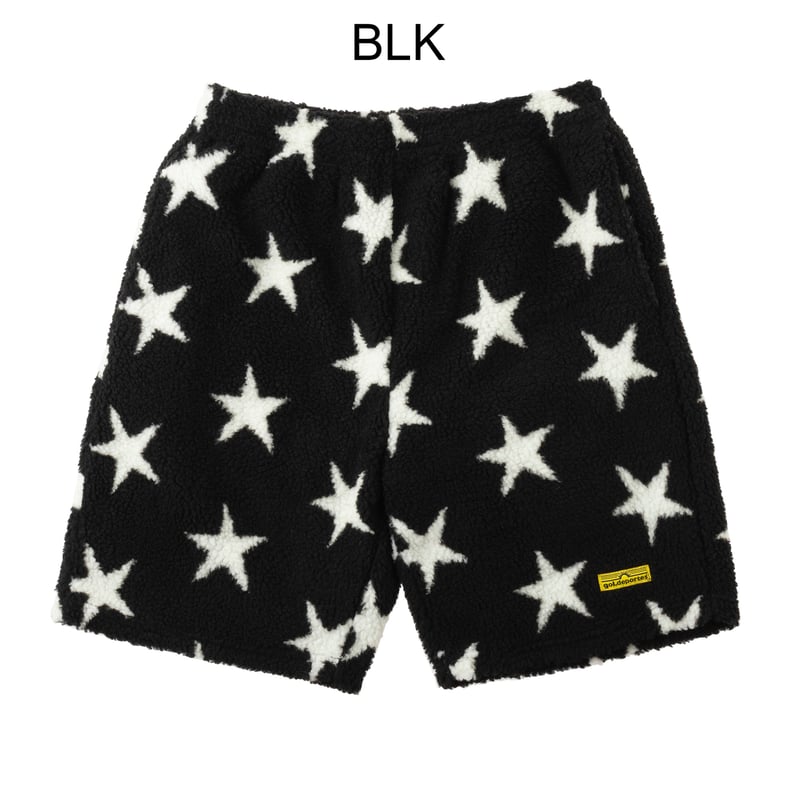 🎄クリスマスセール50%off🎄ボアフリースショーツ<MOROCCAN>［BLK