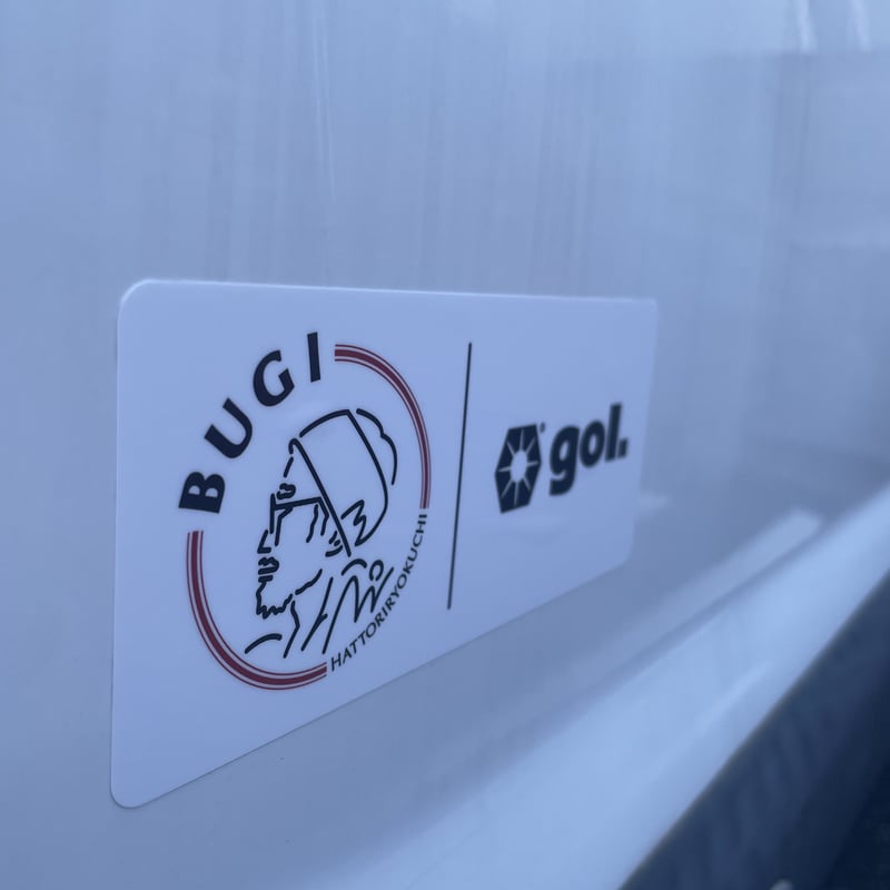 🎤ブギ丸コラボ🎤カーステッカー<BUGI> （G286-712） | gol