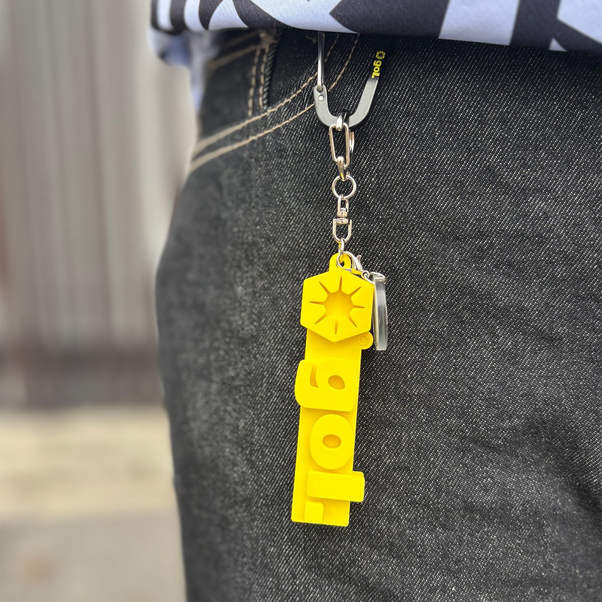 3D ラバー キーチェーン <gol. LOGO>（G586-803） | gol. ONLI