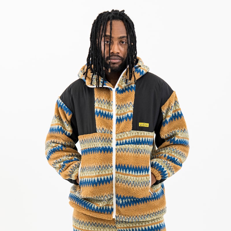 ファイナルセール 30％OFF］フルジップボアフーディー<MOROCCAN>［BEG