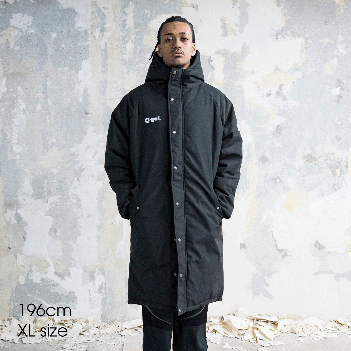 パディングモダンロングコート(G311-092) | gol. ONLINE STORE