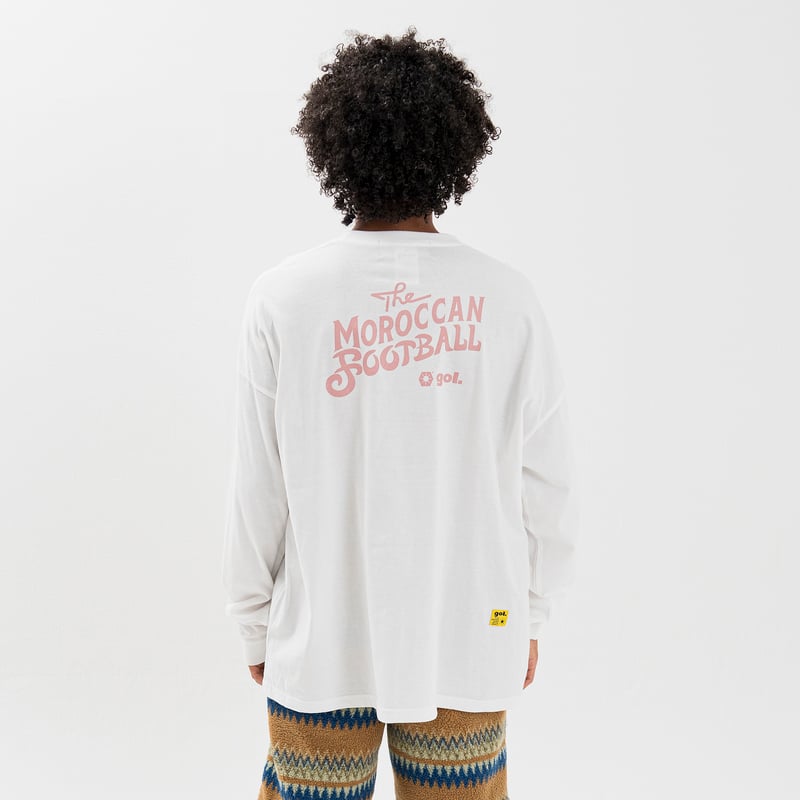 ルーズサイズ長袖Tシャツ<MOROCCAN FOOTBALL>（G591-026） | gol