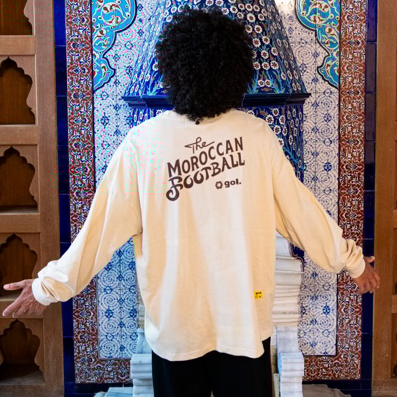 🎄クリスマスセール30%off🎄ルーズサイズ長袖Tシャツ<MOROCCAN