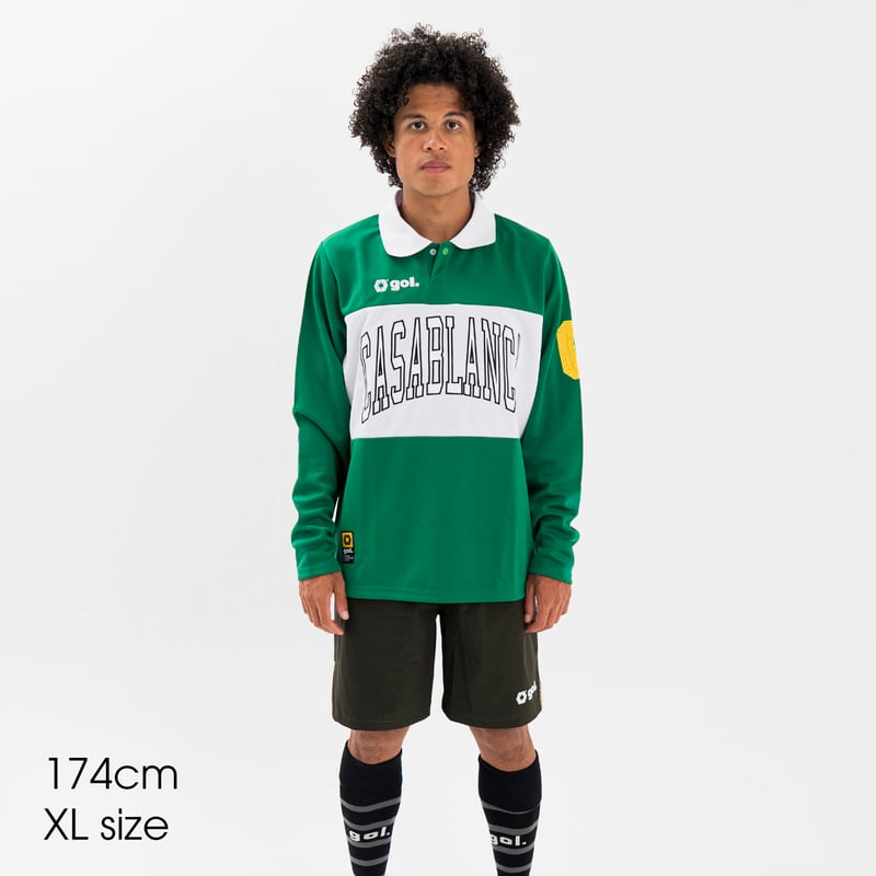 ハル 160cm ジュニア長袖プラシャツ カーキゴールドミントグリーン adidas Koszulka Squadra 25 Goalkeeper Long Sleeve Kids - Zielony