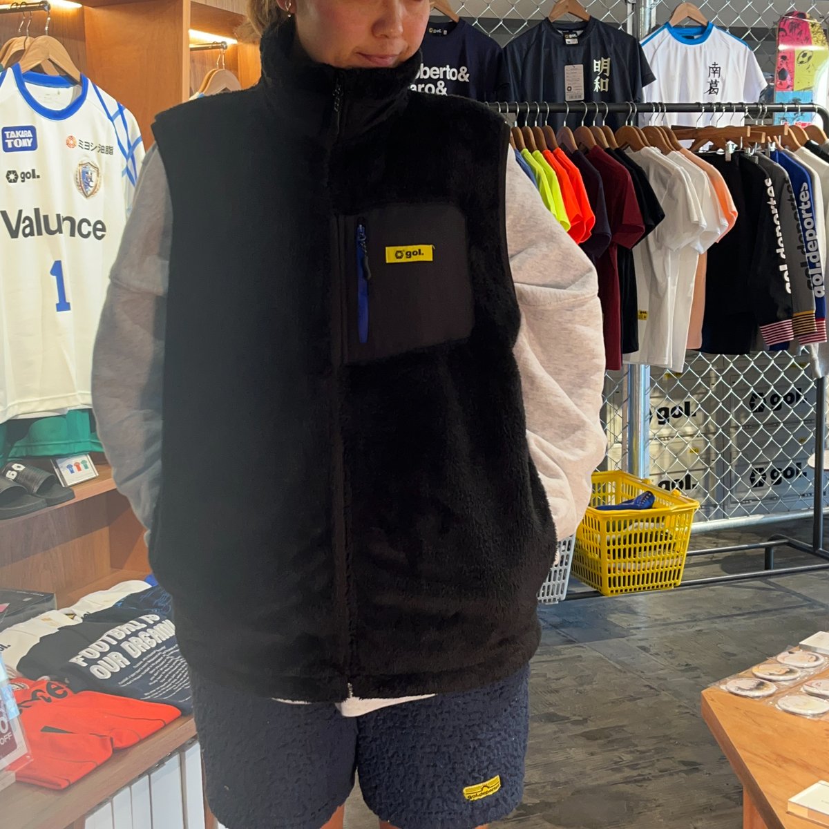 ボアフリースベスト(G413-101) | gol. ONLINE STORE