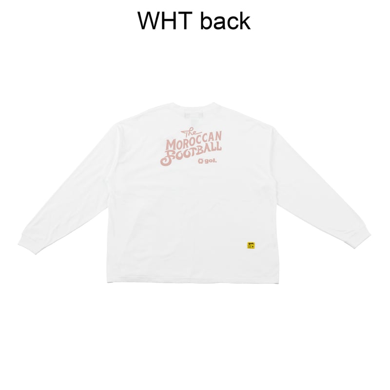ルーズサイズ長袖Tシャツ<MOROCCAN FOOTBALL>（G591-026） | gol