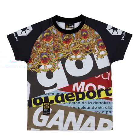 140cm ゴルgol. ジュニアプラシャツプラパン　チャコールブラック 140cm ゴルgol. ジュニアプラシャツプラパン チャコールブラック