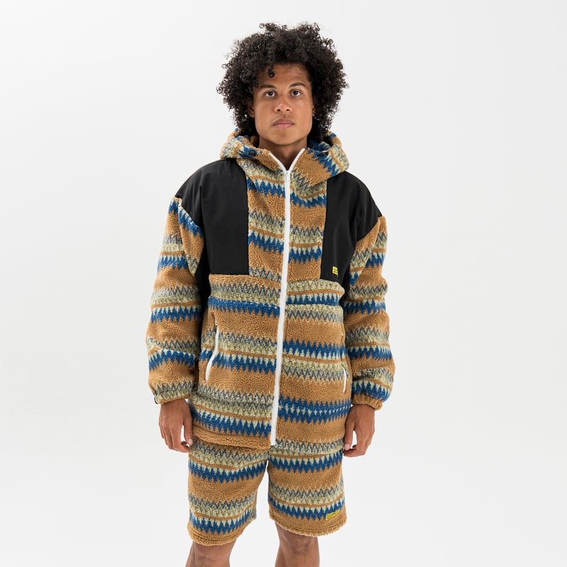 framework購入　COLD BLAKER ボアフーディ コールドブレーカー COLDBREAKER ボアブルゾン （Black