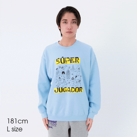 🔥FINAL SALE50%off🔥スウェットシャツ＜SUPER JUGADOR>（G493-976）