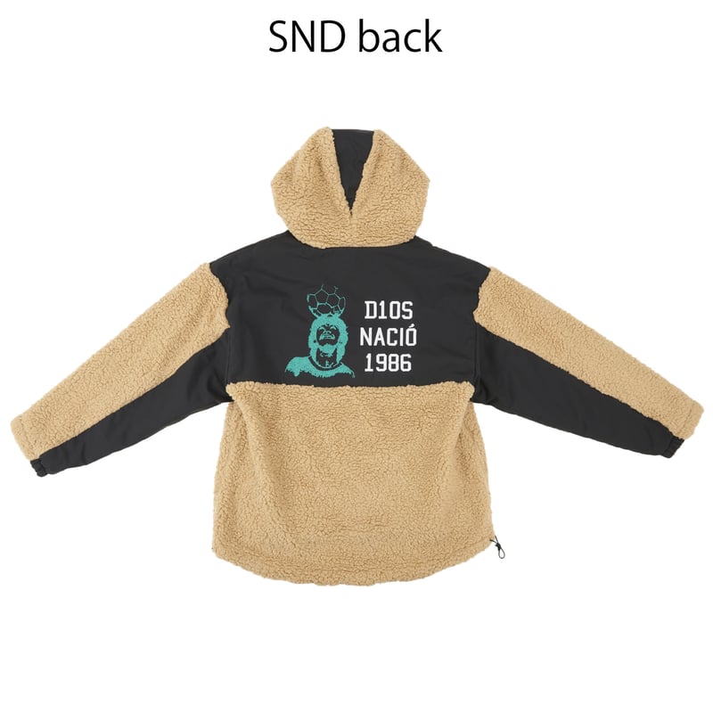 【新品未開封 / 中（L）】ファッショナブル「よだか」フーディー フルジップボアフーディー<Dios nació 1986>（G455-342） | gol.