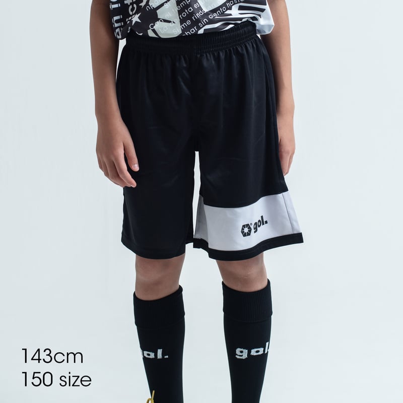 150cm ゴルgol. ジュニアプラシャツプラパン　チャコールブラック 150cm ゴルgol. ジュニアプラシャツプラパン チャコールブラック
