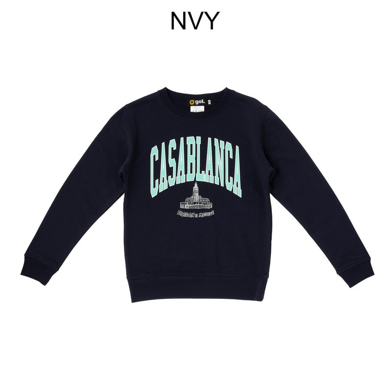 Jr.スウェットシャツ<CASABLANCA>（G593-027J） | gol. ONLIN
