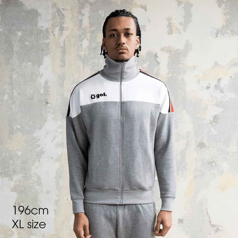 gol. ×RODAコラボ　フード付きグレージャージ スェット gol. ×RODAコラボ フード付きグレージャージ スェット 公式