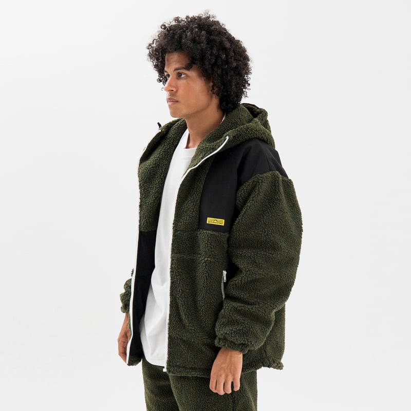 美品❤️人気❤️レキップフード付きボアコート　サイズ38 ¥68,200送料込み リバイバル】リボンボアブルゾン/リボン取り外し可能 | one after