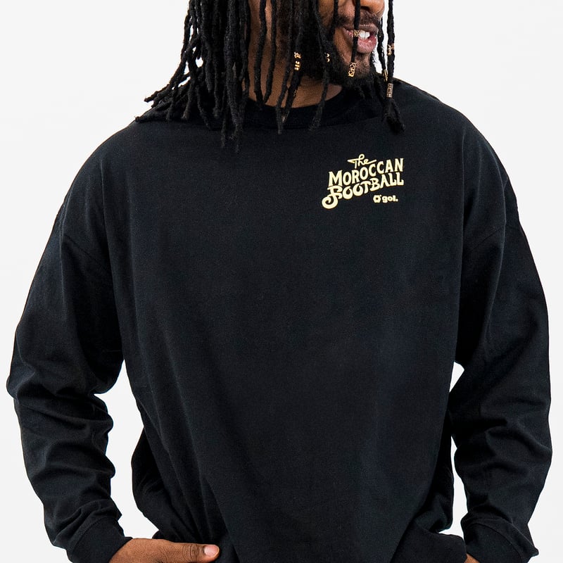 ルーズサイズ長袖Tシャツ<MOROCCAN FOOTBALL>（G591-026） | gol