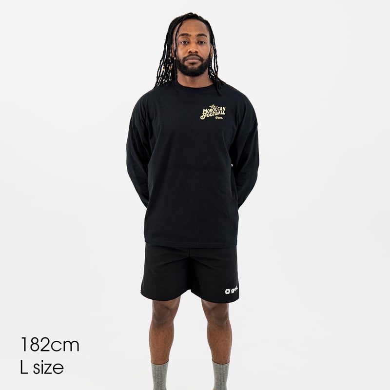 ルーズサイズ長袖Tシャツ<MOROCCAN FOOTBALL>（G591-026） | gol