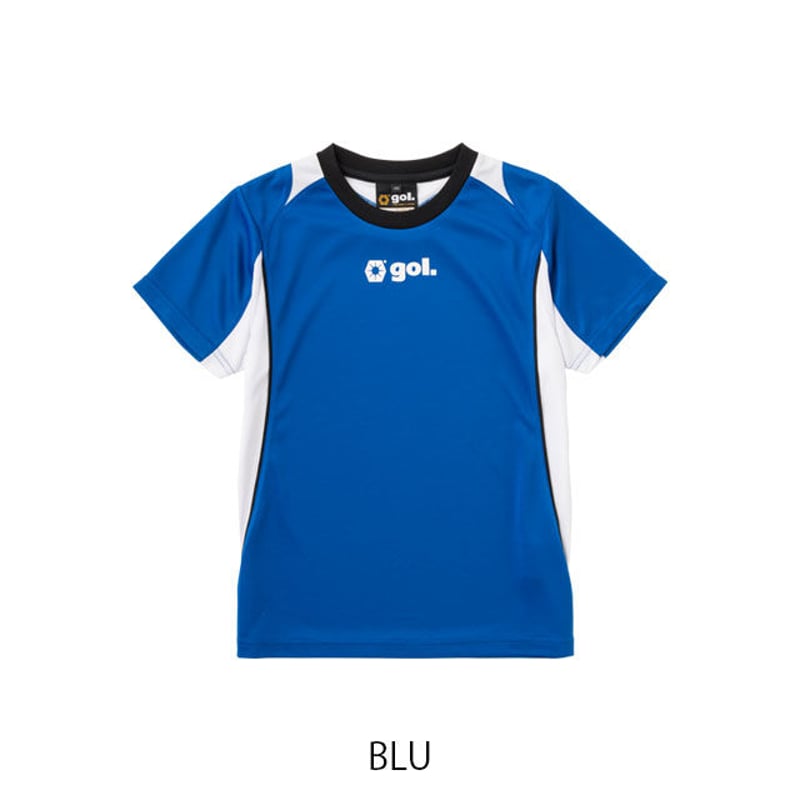 140cm ゴルgol. ジュニアプラシャツプラパン　チャコールブラック Jr.プラクティスシャツ 2.0（G675-166） | gol. ONLINE STORE