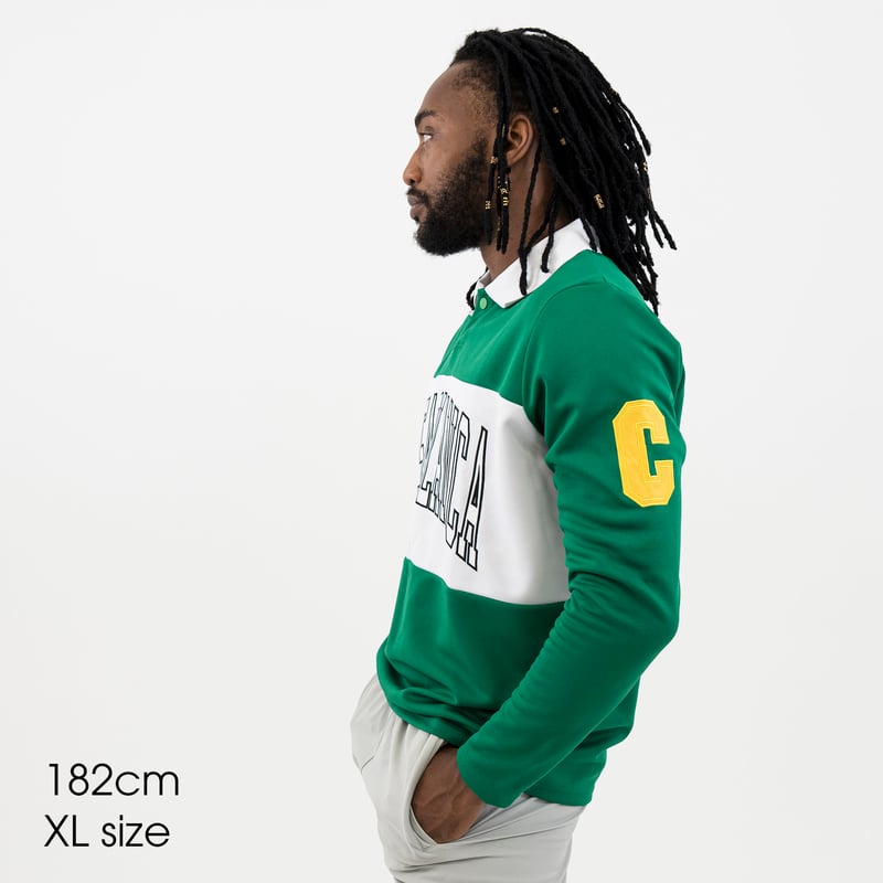 🎄クリスマスセール30%off🎄ポロ衿長袖ドライプレイシャツ<CASABLANCA