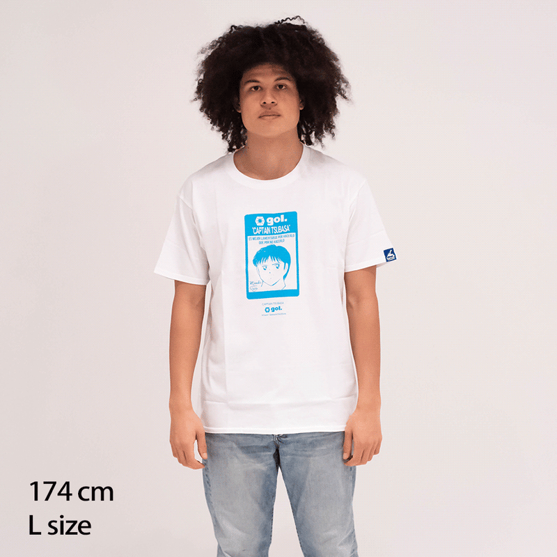 キャプテン翼【高橋陽一】直筆サイン入りTシャツ　DUARIG　タグ付き新品　LL キャプテン翼【高橋陽一】直筆サイン入りTシャツ DUARIG タグ