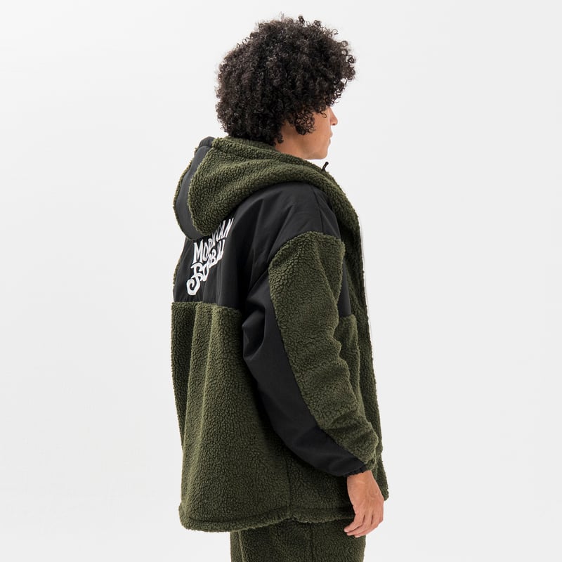 フルジップボアフーディー<MOROCCAN>［OLV］（G555-349） | gol. ON