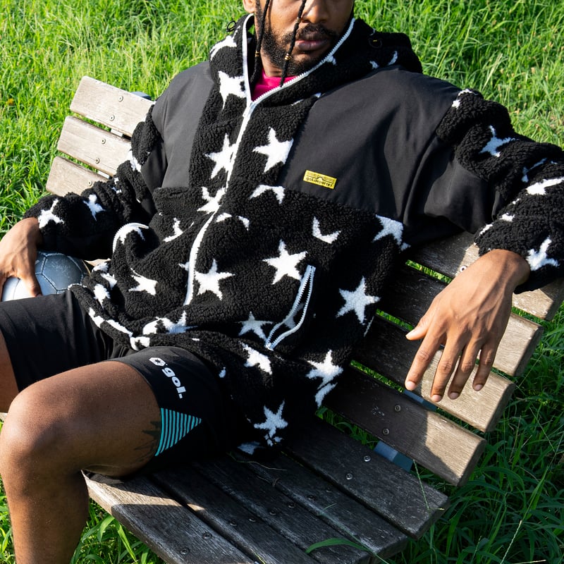 ブラックフーディーボアコート AMERICAN HOLIC（アメリカンホリック）の「フーディーボアコート