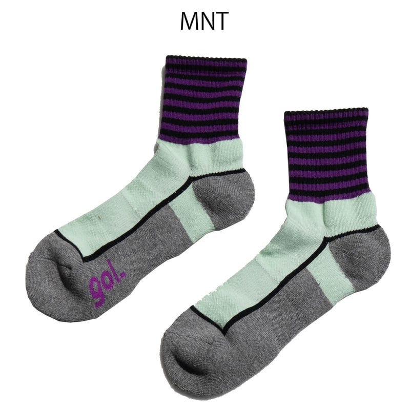 ボーダーショートソックス <LAFERRERE>（G344-601） | gol. ONLIN