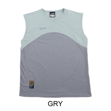 スレイクールノースリーブシャツ<BREZO>（G646-643）