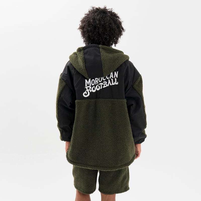 mammal ジュキヤブランド 緑 ボアパーカー 男女兼用】ボアフリースパーカー【セットアップ着用可】 (800811128-63