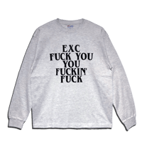 【FYYFF】6.2oz / LONGSLEEVE / ASH