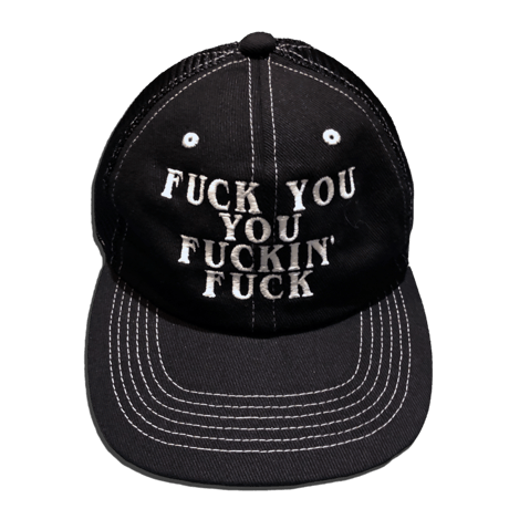 【FYYFF】6PANEL MESH CAP / BLACK