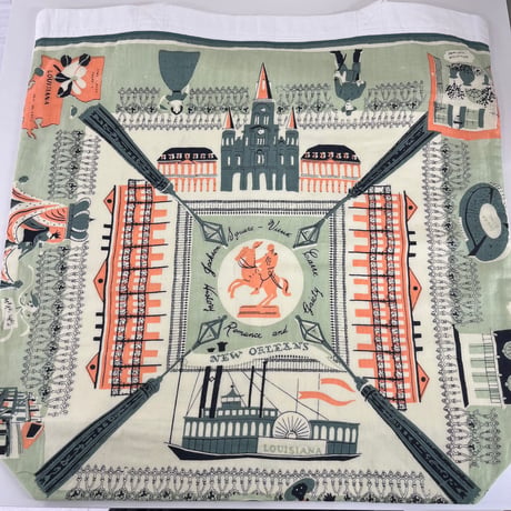 Bindu バンダナecoトートバッグL『NewOrleans』