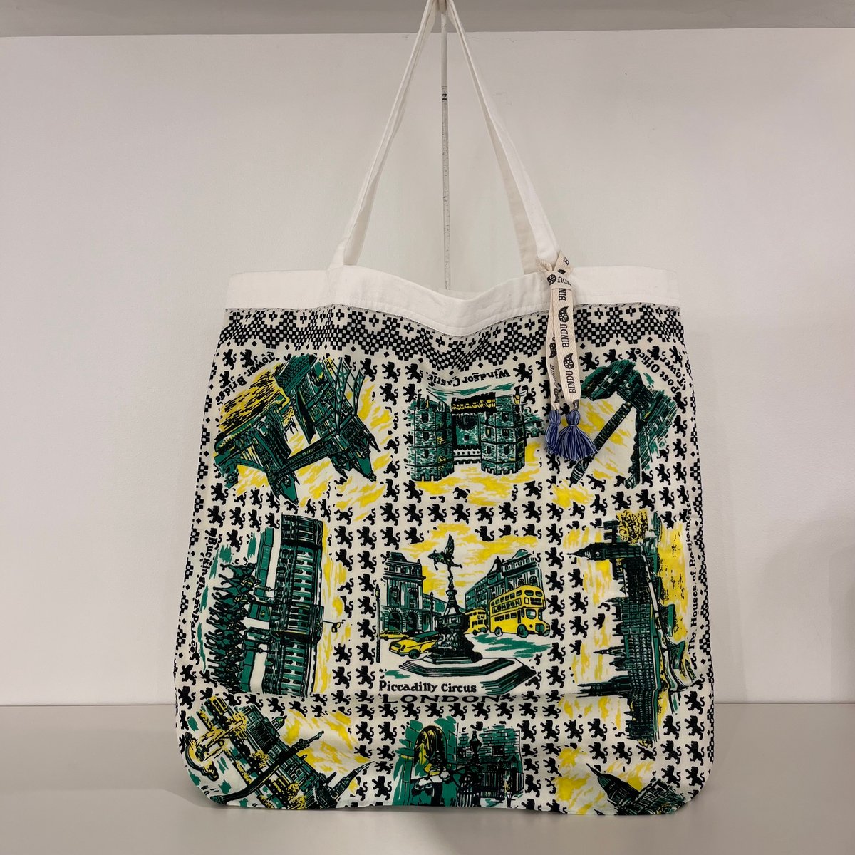 Bindu バンダナecoトートバッグL『London』 | Lil' limo