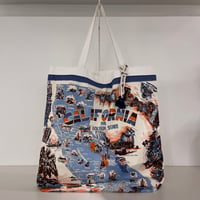 Bindu バンダナecoトートバッグL『California』