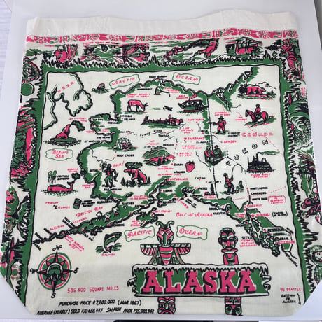 Bindu バンダナecoトートバッグL『Alaska』