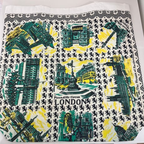 Bindu バンダナecoトートバッグL『London』
