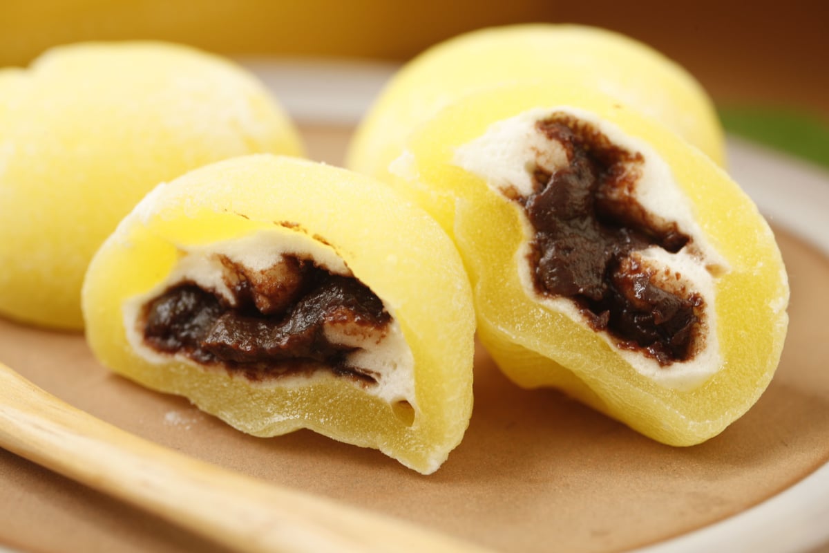 ちょこばなな羽二重餅（12個入り） | 羽二重餅の古里【マエダセイカ】