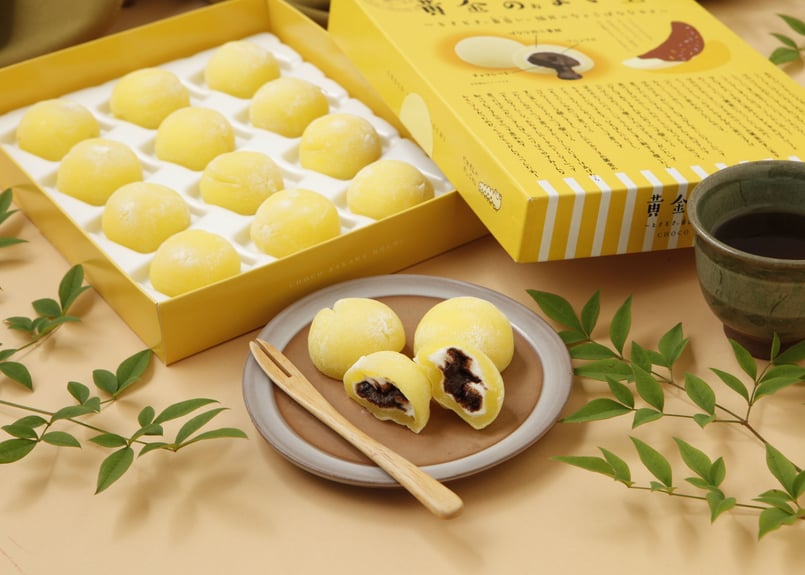 ちょこばなな羽二重餅（12個入り） | 羽二重餅の古里【マエダセイカ】