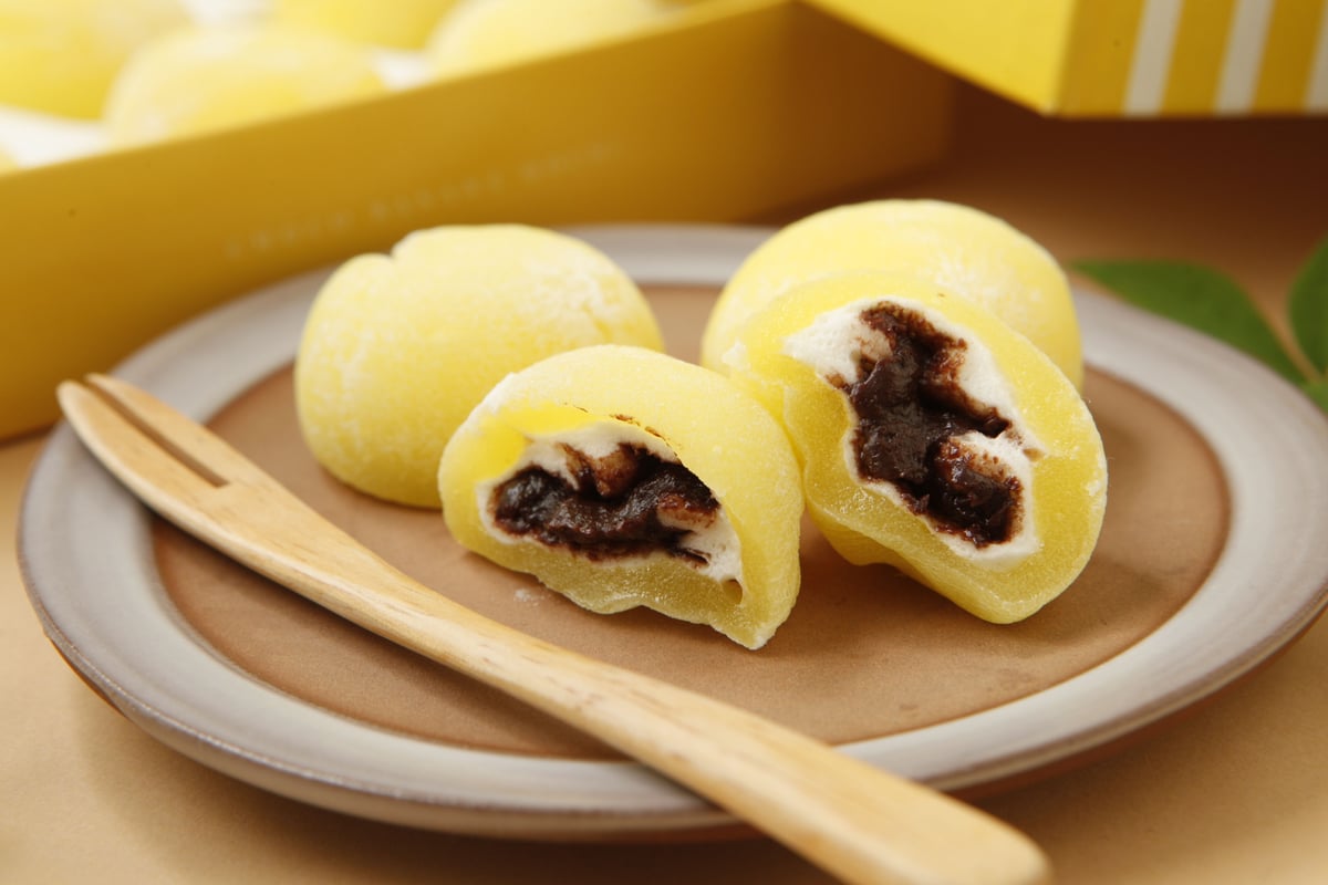 ちょこばなな羽二重餅（12個入り） | 羽二重餅の古里【マエダセイカ】