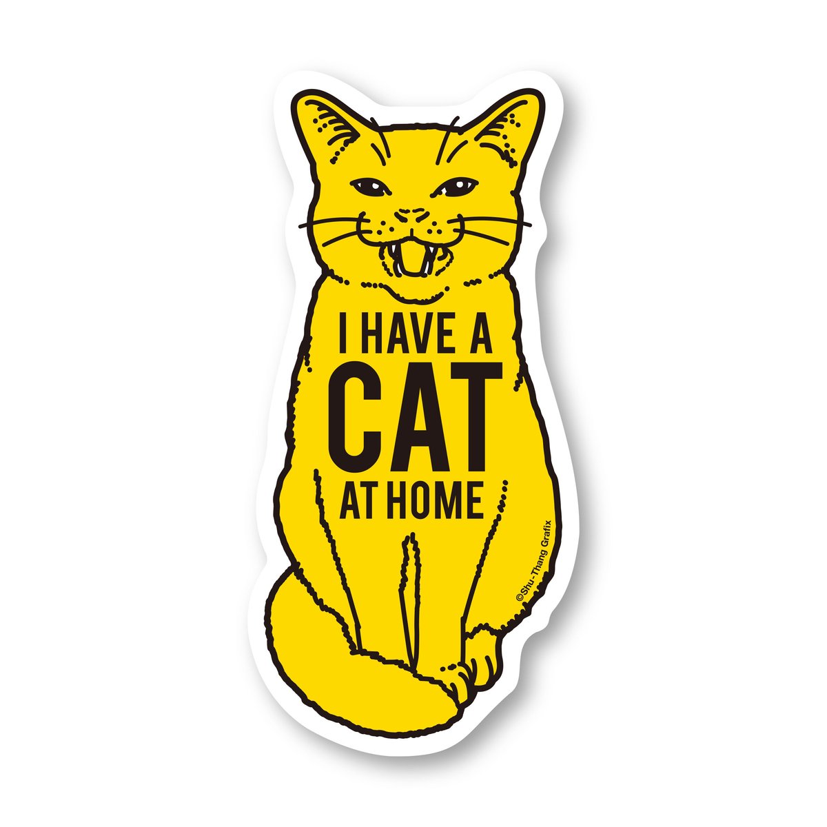 CAT AT HOME カーステッカー | GRAFT General Store
