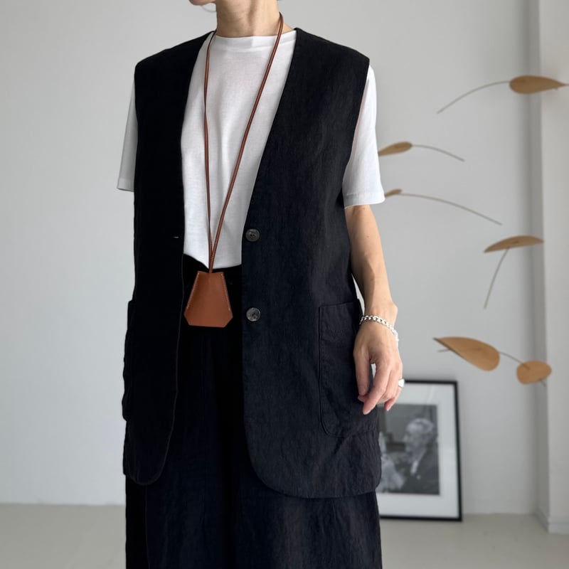 argue リネンベスト LINEN BLACK 【公式通販】