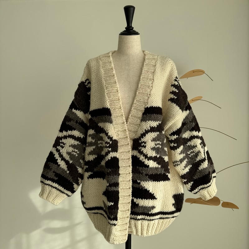 ORTEGA HAND KNIT GOWN COAT | ARGUE