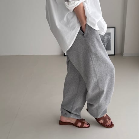 AMERICAN VINTAGE DRY SILKY SWEAT PANTS /GRAY