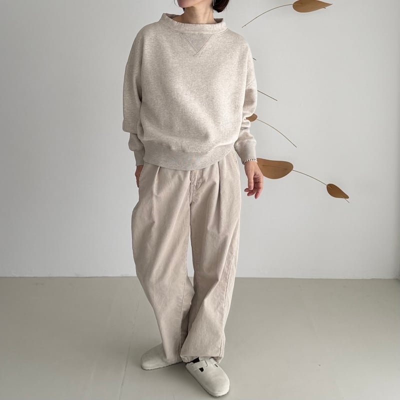 fufufu-sweat pullover / oatmeal | ARGUE