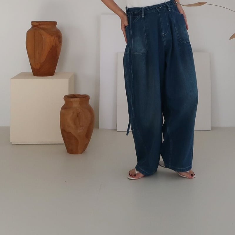 【ARGUE】 VINTAGE DENIM BACKER MOV PANTS