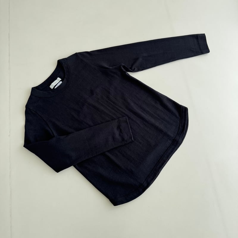 トップス ARGUE cotton relief T shirt COTTON RELIEF LT/BLACK | ARGUE