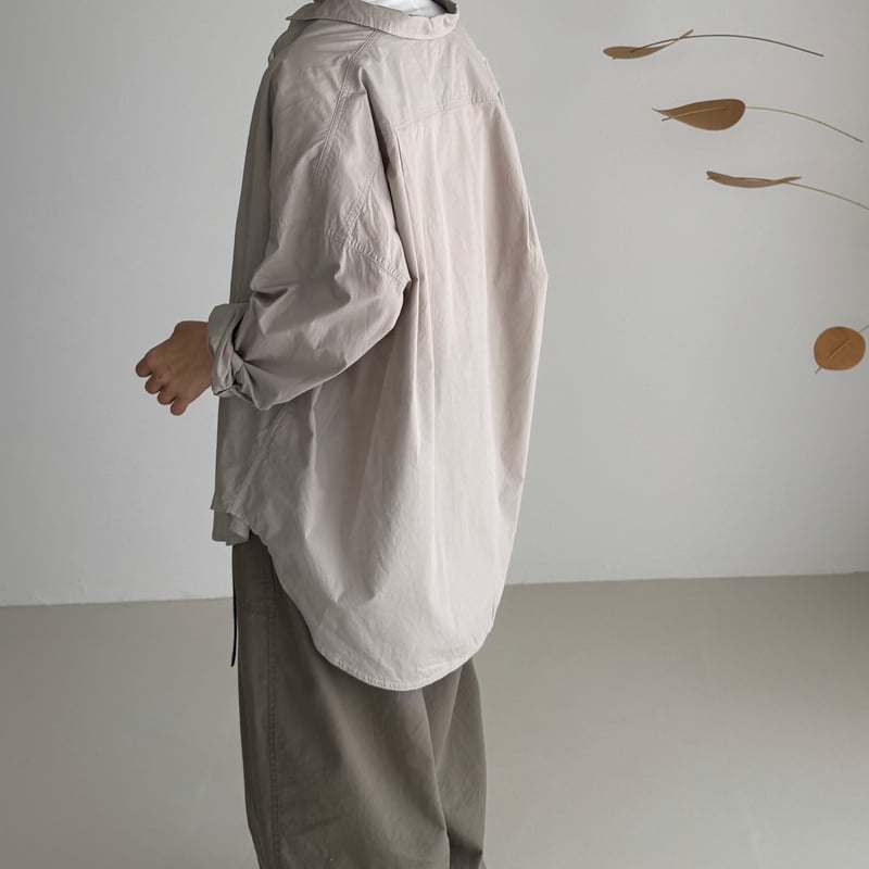ORGANIC COTTON ROUGH MELLOW SHIRTS/GRAGE | ARGUE