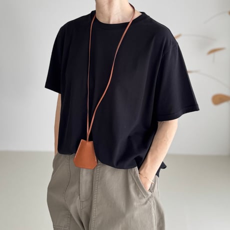 SUVIN GIZA PREMIUM POISE T-SHIRTS/BLACK