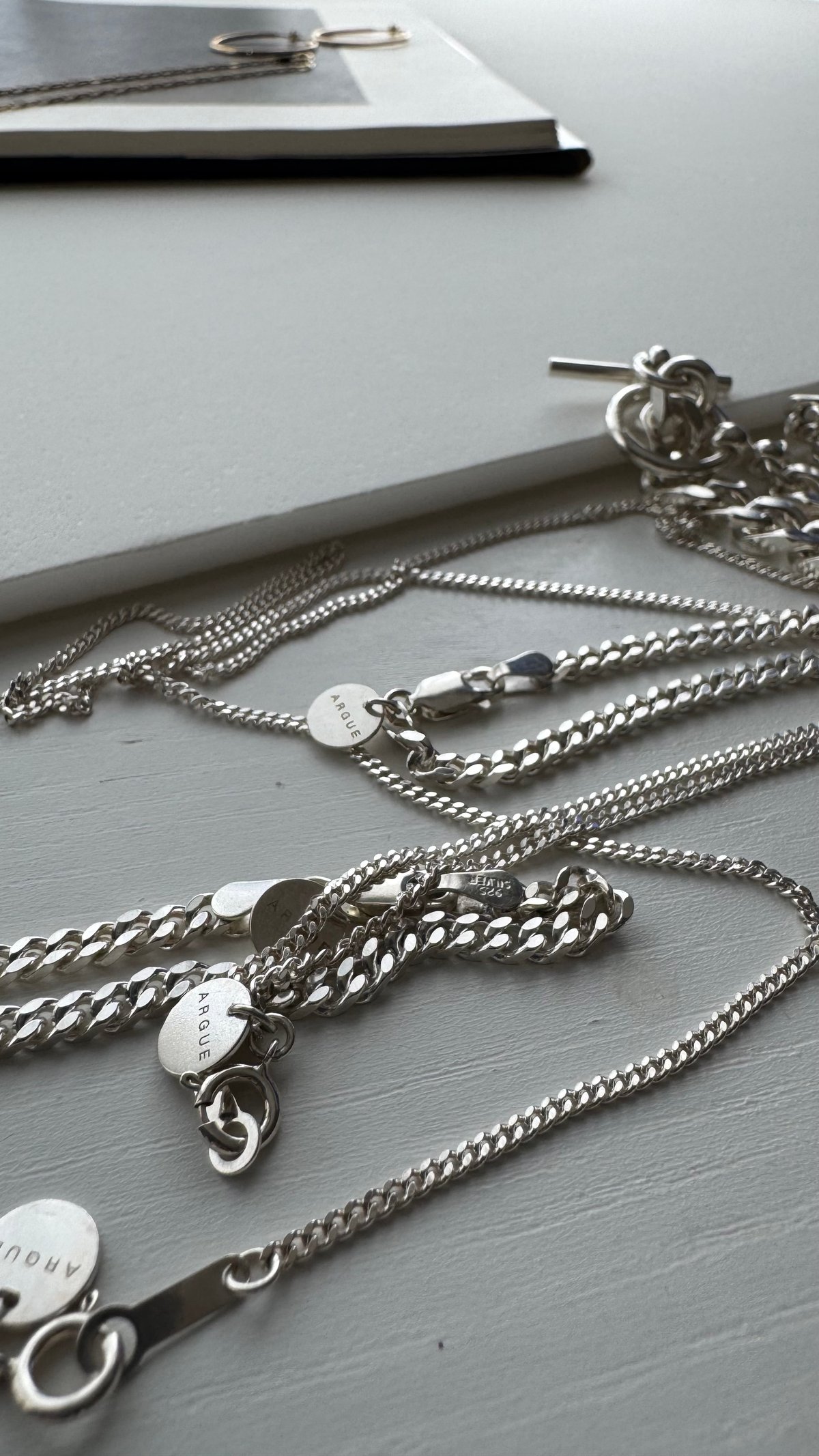 CURB CHAIN NECKLACE TYPE-B | ARGUE